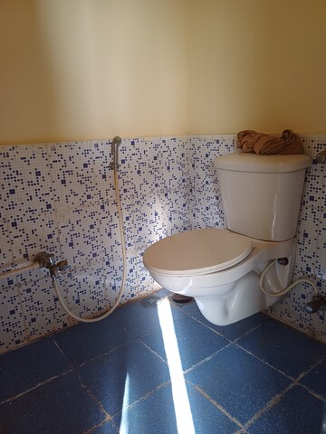 Bathroom in 1 BHK Apartment at Megh Malhar Co-op Housing Society, Ghansoli – for Rent