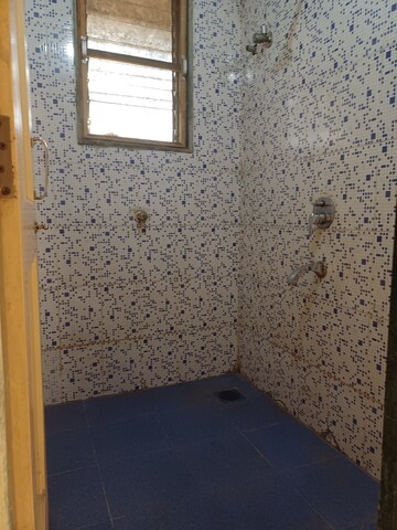 Bathroom in 1 BHK Apartment at Megh Malhar Co-op Housing Society, Ghansoli – for Rent