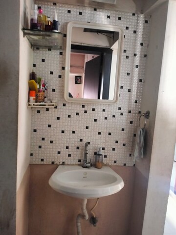 Bathroom in 1 BHK Apartment at Sai Nagari CHS, Keshav Nagar – for Rent