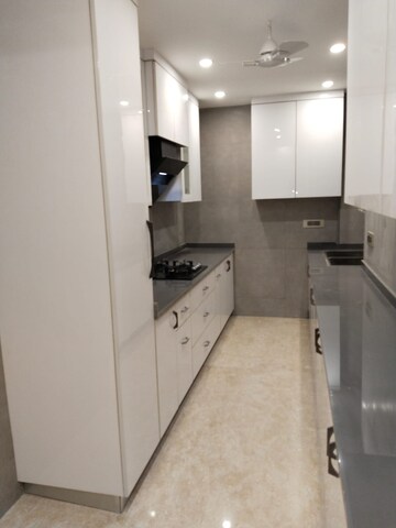 Kitchen in 3 BHK Builder Floor at East Of Kailash – for Rent