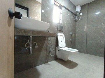 Bathroom in 2 BHK Apartment at Hill Garden, Manpada – for Rent