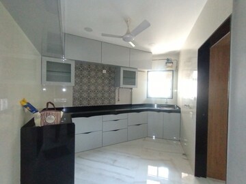 Kitchen in 2 BHK Apartment at Hill Garden, Manpada – for Rent