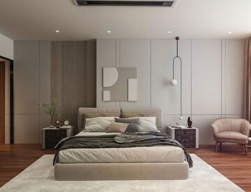 Master Bedroom in 5 BHK Apartment at Kasturi The Balmoral Hillside, Baner – for Sale