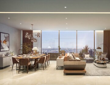Living Room in 5 BHK Apartment at Kasturi The Balmoral Hillside, Baner – for Sale
