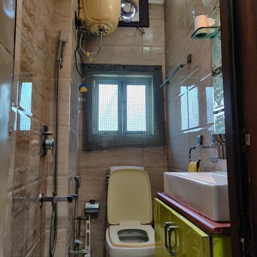 Bathroom in 2 BHK Builder Floor at Lajpat Nagar ii – for Rent