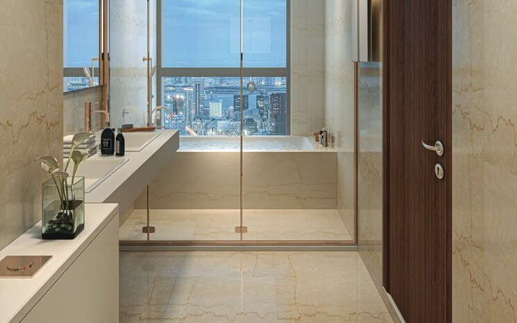 Bathroom, kasturi-the-balmoral-hillside 5 Bedroom 2153 Sq.Ft. Apartment In Baner Pune 8314108