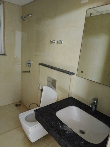 Bathroom in 3 BHK Apartment at Rishita Manhattan, Gomti Nagar – for Rent