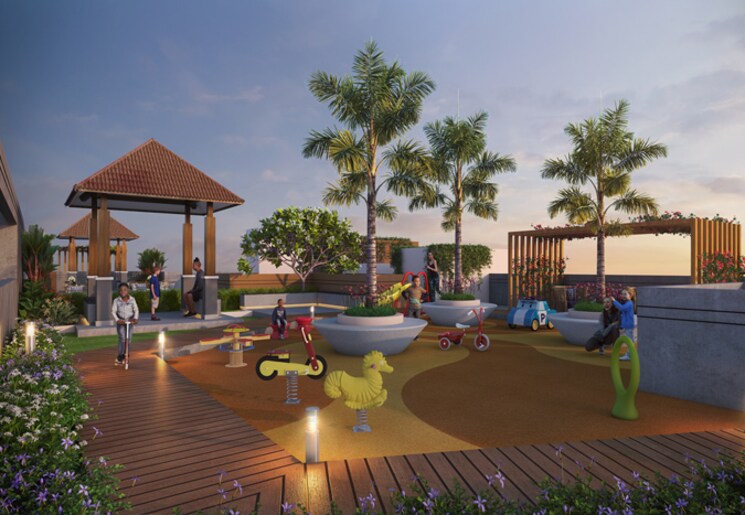 Garden, sarsan-nancy-hillview 3 Bedroom 1330 Sq.Ft. Apartment In Baner Pune 8314157