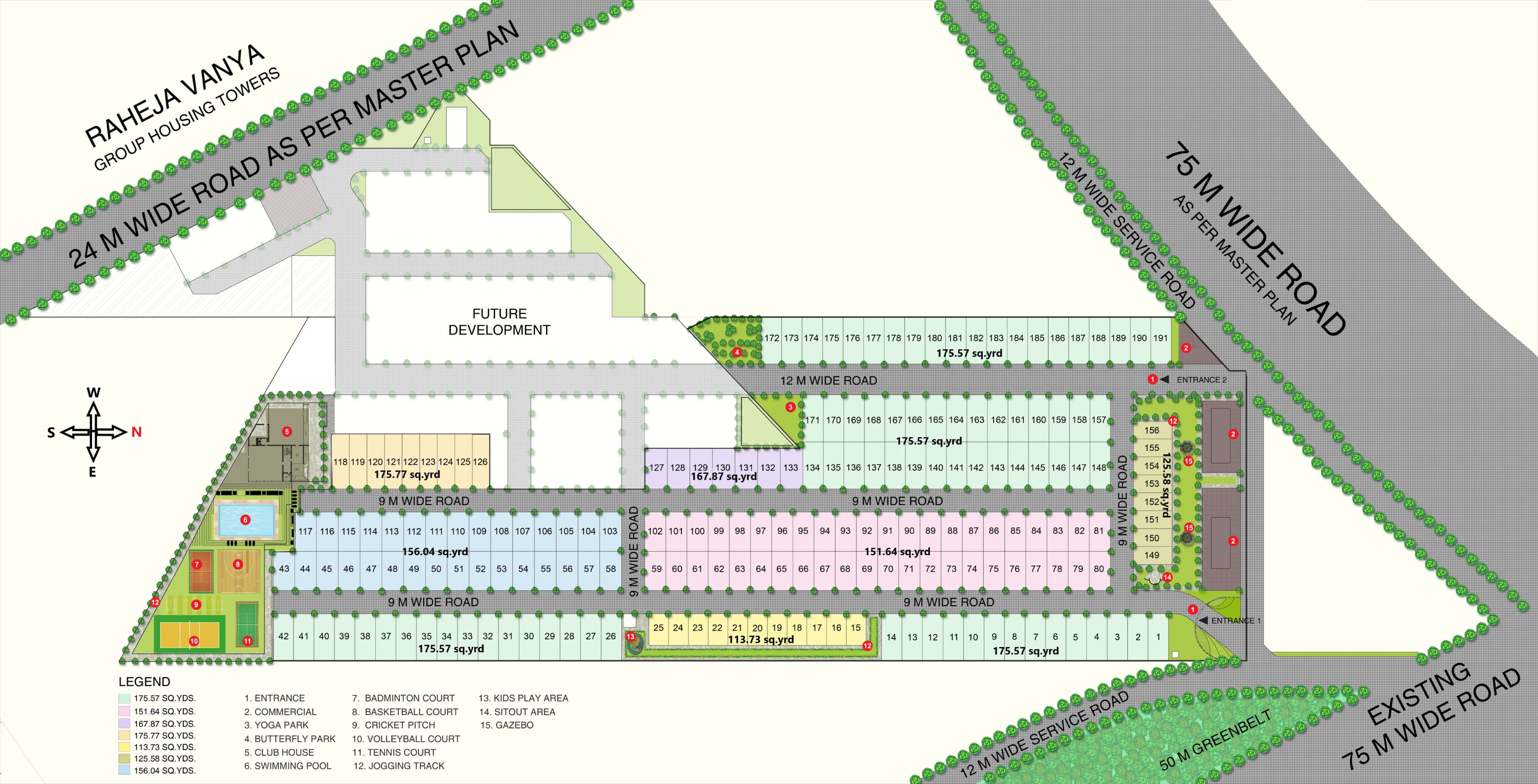 Plot For Sale in Raheja Vanya