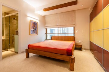 Bedroom in 3 BHK Apartment at Juhu Vishal CHS, Juhu – for Rent