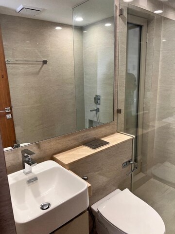 Bathroom in 2 BHK Apartment at Castle Rock, Powai – for Rent