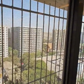 Balcony in 3 BHK Apartment at Avvad Shubham Avenue CHS, Pant Nagar – for Rent