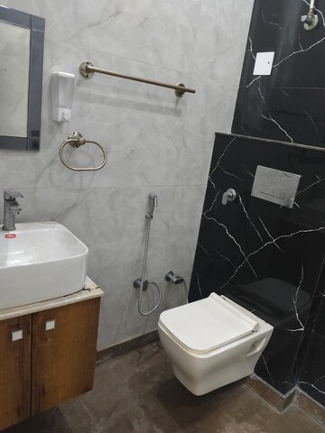 Bathroom in 3 BHK Builder Floor at Dwarka Mor – for Rent