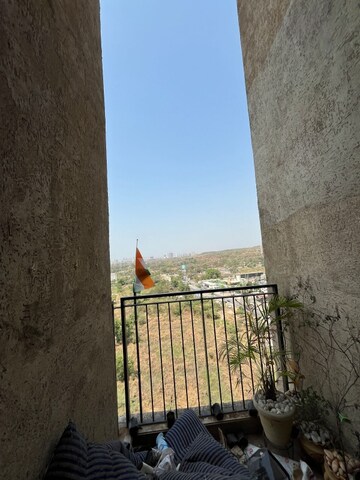 Balcony in 1.5 BHK Apartment at Lodha Palava City Lakeshore Greens, Dombivli East – for Rent
