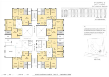 Floor Plan in 3 BHK Builder Floor at Kohinoor Famville, Maan – for Sale