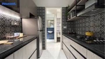 Kitchen in 3 BHK Builder Floor at Kohinoor Famville, Maan – for Sale