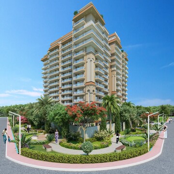 3 BHK Apartment – Exterior View View at AG Zodiac Apartments, Vrindavan Yojna - for Sale