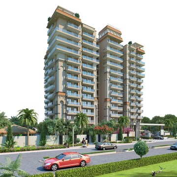 3 BHK Apartment – Exterior View View at AG Zodiac Apartments, Vrindavan Yojna - for Sale