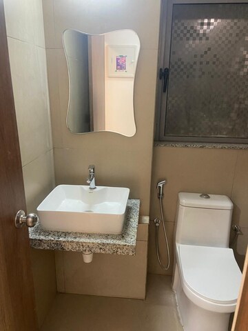 Bathroom in 2 BHK Apartment at Kalpataru Immensa, Kolshet Industrial Area – for Rent
