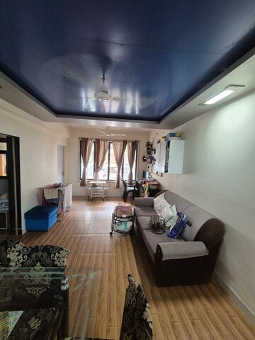 Living Room in 1 BHK Apartment at Bhairaav Goldcrest Residency, Ghansoli – for Rent
