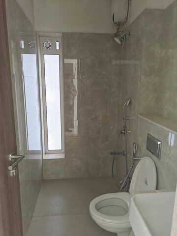 Bathroom in 3 BHK Apartment at L&T Seawoods Residences Phase 2, Seawoods – for Rent