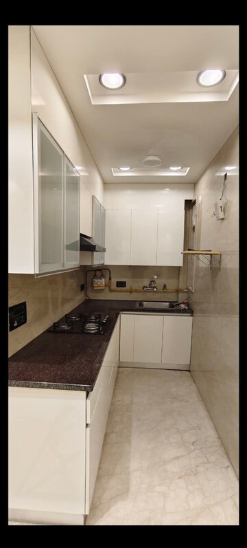 Kitchen in 2 BHK Builder Floor at Lajpat Nagar – for Rent