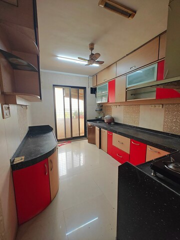 Kitchen in 4 BHK Apartment at Tulsi Sagar, Nerul – for Rent