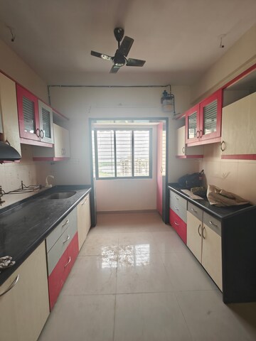Kitchen in 3 BHK Apartment at The Wadhwa Palm Beach Residency, Nerul – for Rent
