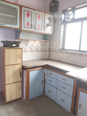 Kitchen in 2 BHK Apartment at Rema CHS, New Panvel Sector 17 – for Rent