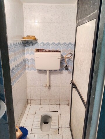 Bathroom in 1 BHK Apartment at Raj CHS Kamothe, Kamothe – for Rent