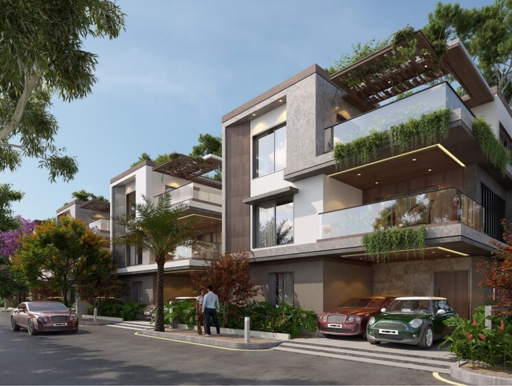 Exterior View, bhavya-evora 5 Bedroom 4525 Sq.Ft. Villa In Nandigama Hyderabad 8314749