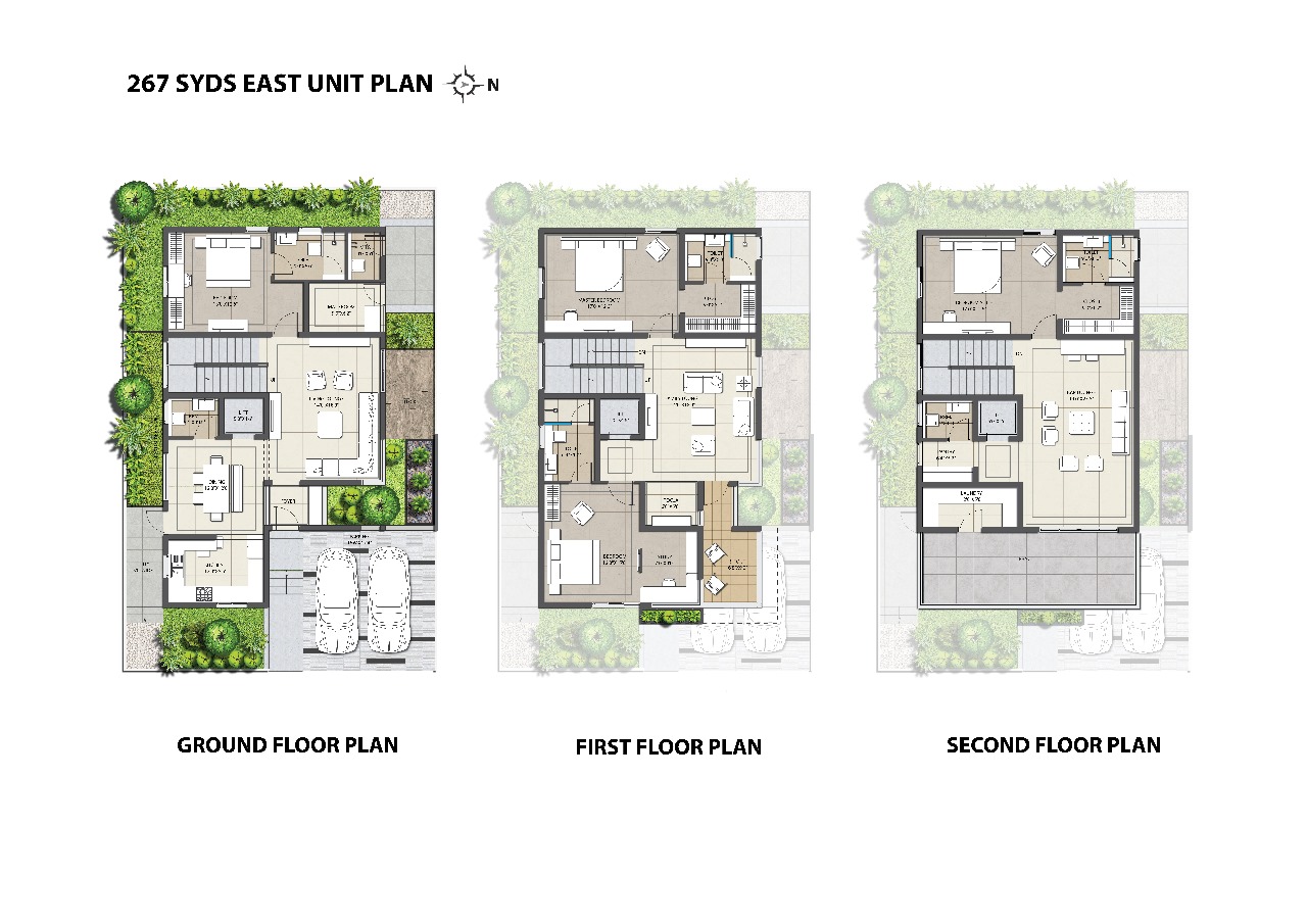 4 BHK + Pooja Room 3739 Sq.Ft. Villa in Bhavya Evora