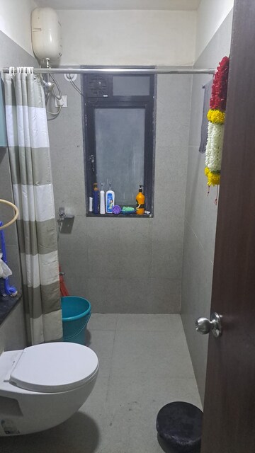 Bathroom in 2 BHK Apartment at Runwal Pearl, Manpada – for Rent