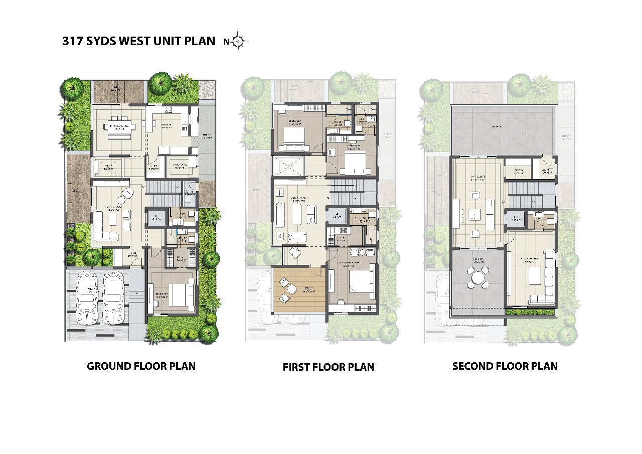5 BHK + Pooja Room 4525 Sq.Ft. Villa in Bhavya Evora