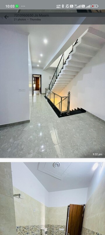 Staircase in 3 BHK Villa at East Canal Road – for Sale
