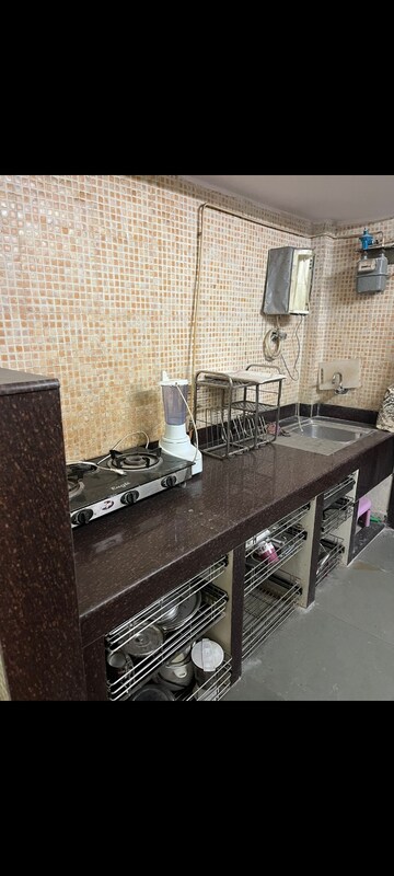 Kitchen in 2 BHK Apartment at Yashovardhan Society, Mahim – for Rent