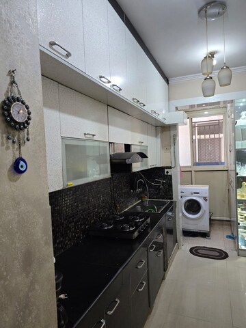 Kitchen in 3 BHK Apartment at Supertech Livingston, Sain Vihar – for Sale