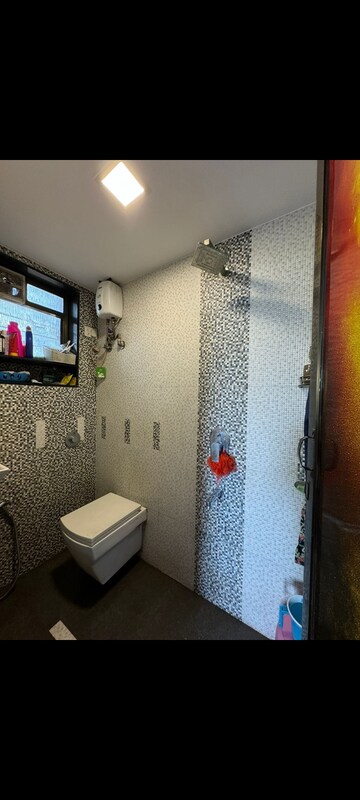Bathroom in 2 BHK Apartment at Prerna CHS Worli, Worli – for Rent