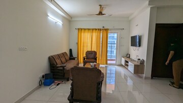 Living Room in 3 BHK Apartment at Prestige High Fields, Gachibowli – for Rent