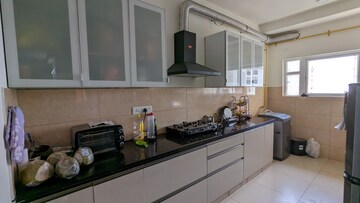 Kitchen in 3 BHK Apartment at Prestige High Fields, Gachibowli – for Rent