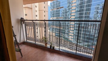 Balcony in 3 BHK Apartment at Prestige High Fields, Gachibowli – for Rent