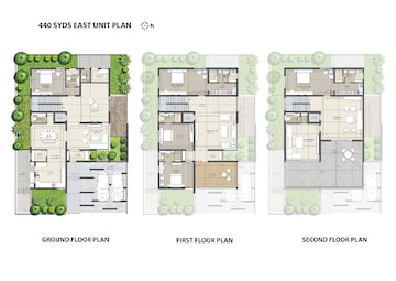 Floor Plan in 4 BHK Villa at Bhavya Evora, Nandigama – for Sale