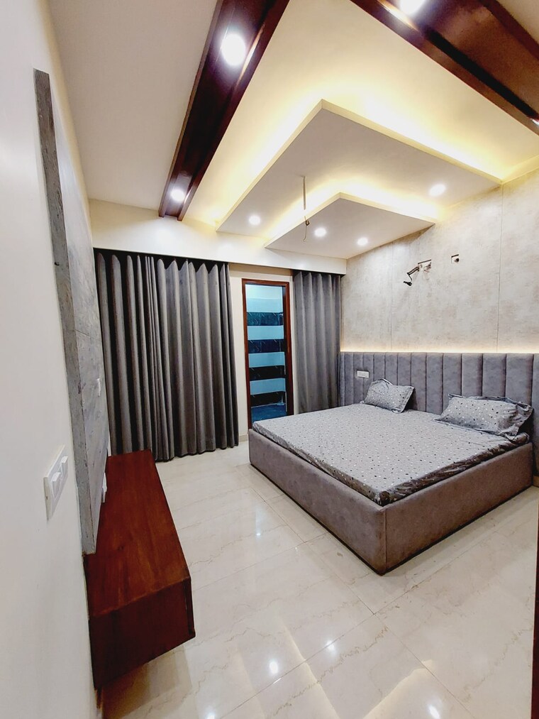 Bedroom, pir machalla 3 Bedroom 1350 Sq.Ft. Builder Floor In Pir Machalla Zirakpur 8315041