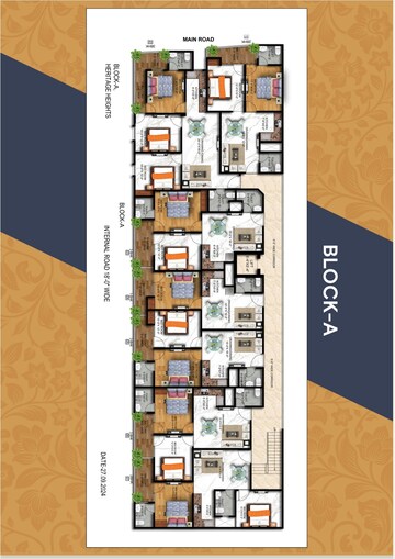 Floor Plan in 2 BHK Builder Floor at Sector 1 Greater Noida – for Sale