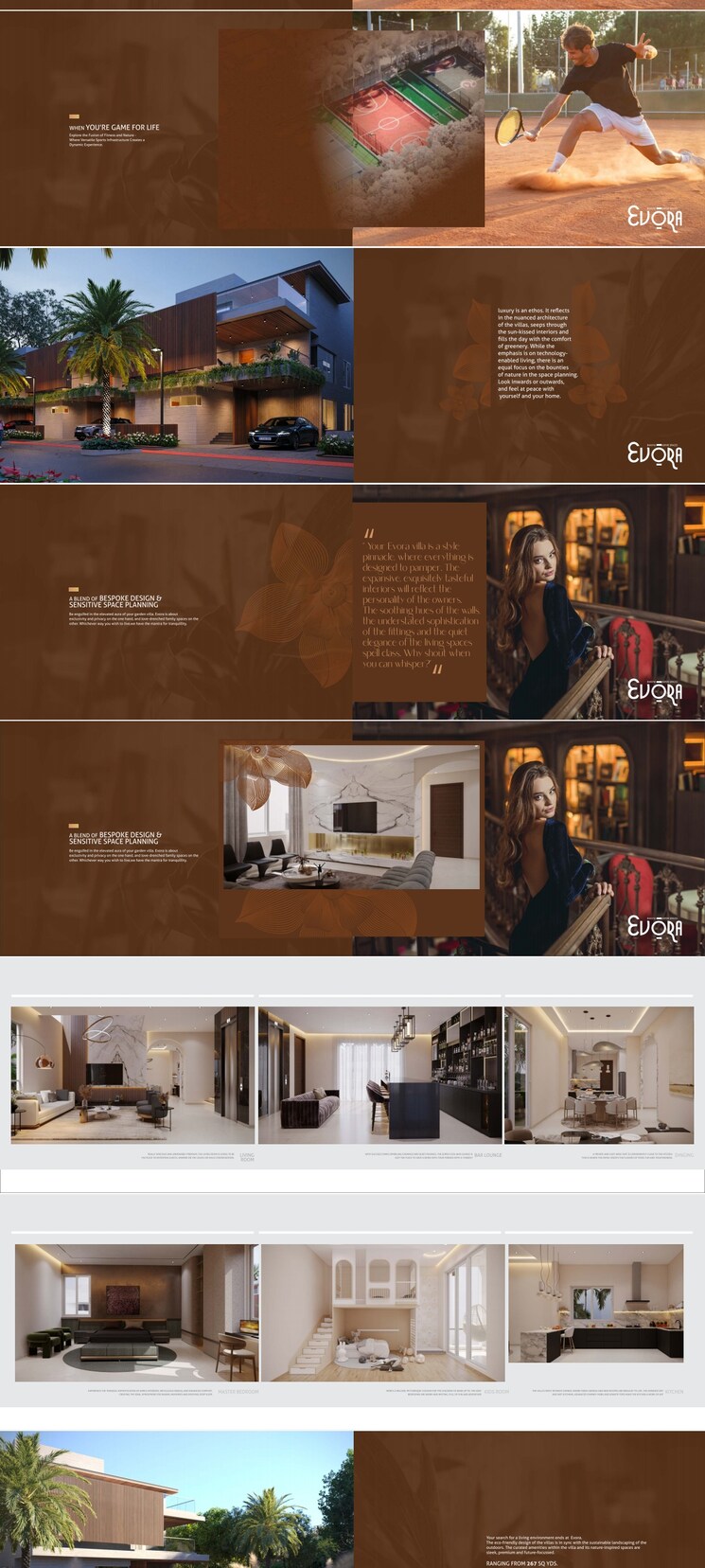 Exterior View, bhavya-evora 4 Bedroom 3739 Sq.Ft. Villa In Nandigama Hyderabad 8315150