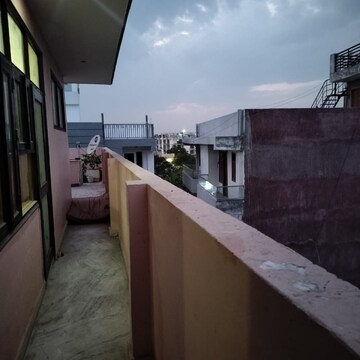 Balcony in 2 BHK Apartment at Palm Residency Chhatarpur, Rajpur Khurd Extension – for Rent