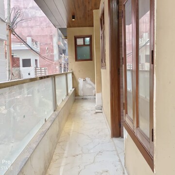 Balcony in 3 BHK Apartment at Palm Residency Chhatarpur, Rajpur Khurd Extension – for Rent