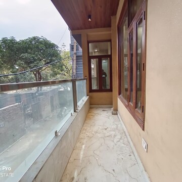 Balcony in 3 BHK Apartment at Palm Residency Chhatarpur, Rajpur Khurd Extension – for Rent