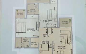 2 BHK Apartment For Sale in Gaur City 2 - 12th Avenue, Sector 16c Greater Noida