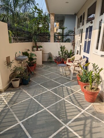 Balcony in 2.5 BHK Builder Floor at Sector 24 – for Rent